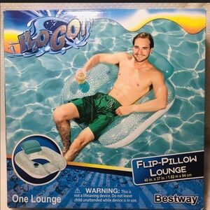 Bestway H2O GO! Flip-Pillow pool Lounge Cup Holder